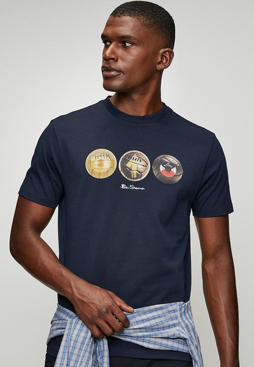 Ben Sherman - 3 Ball 260g T-shirt - Navy