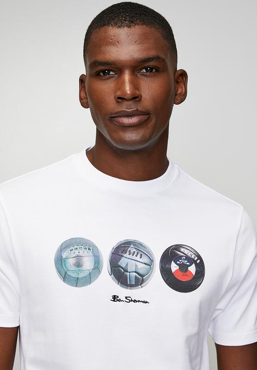 Ben Sherman - 3 Ball 260g T-shirt - White