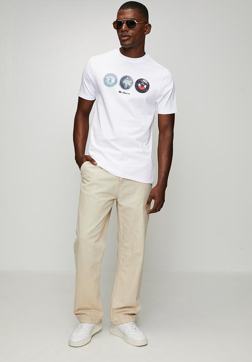 Ben Sherman - 3 Ball 260g T-shirt - White