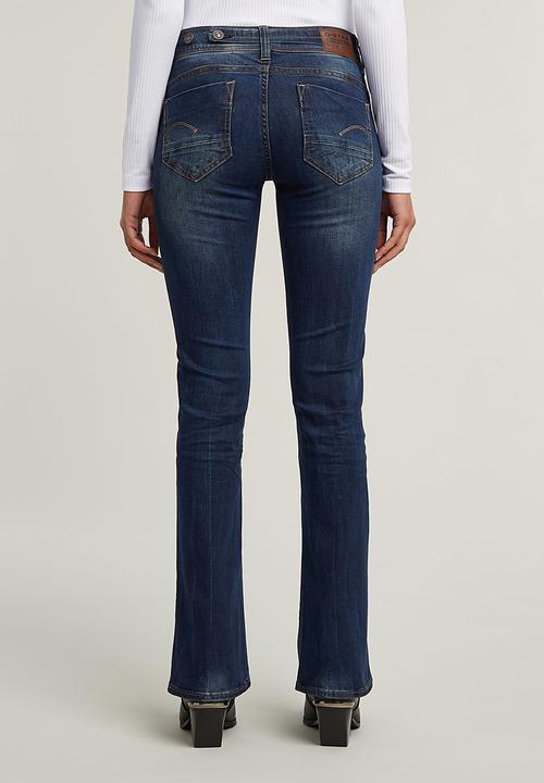 G-STAR - Midge Bootcut Wmn - Dk aged