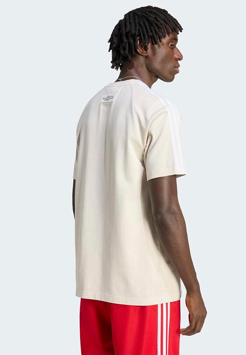adidas Originals - Ringer Tee - Chalk Pearl