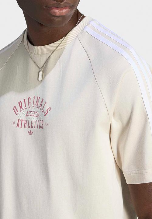 adidas Originals - Ringer Tee - Chalk Pearl
