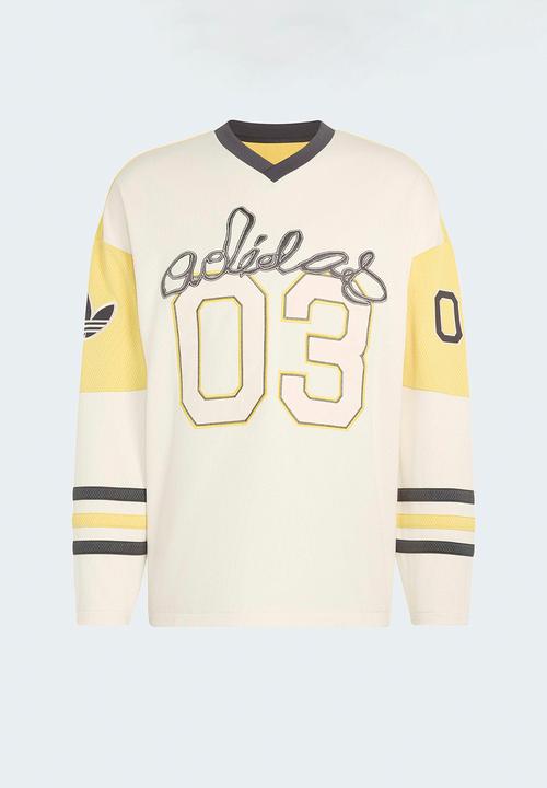 adidas Originals - Originals Hockey LS Jersey - Eqt Yellow