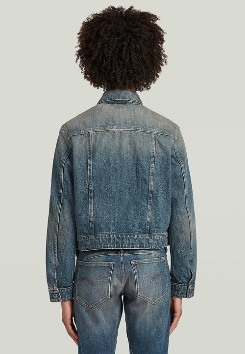 G-STAR - Shrunken Boxy jacket wmn - Antique blueschist