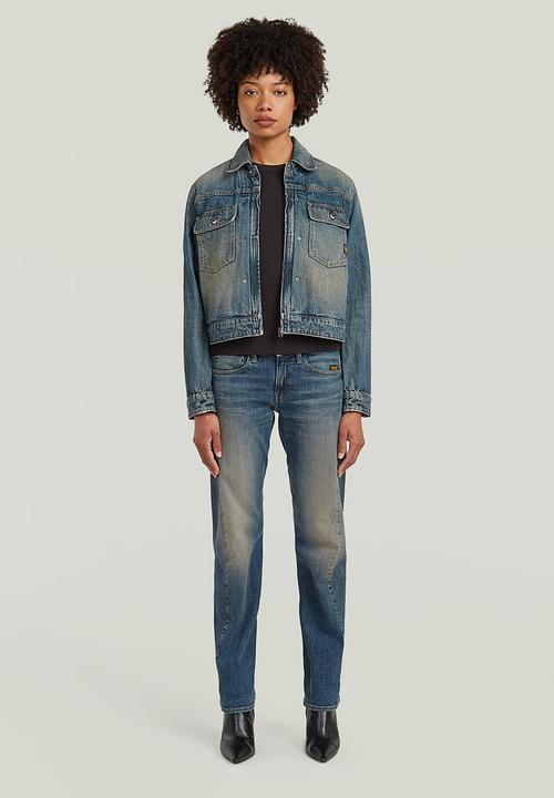 G-STAR - Shrunken Boxy jacket wmn - Antique blueschist
