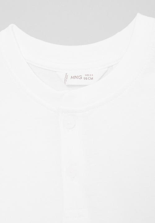 MANGO - T-shirt panib - natural