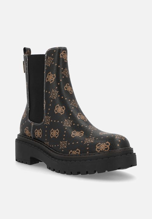 GUESS - Printed chelsea - black