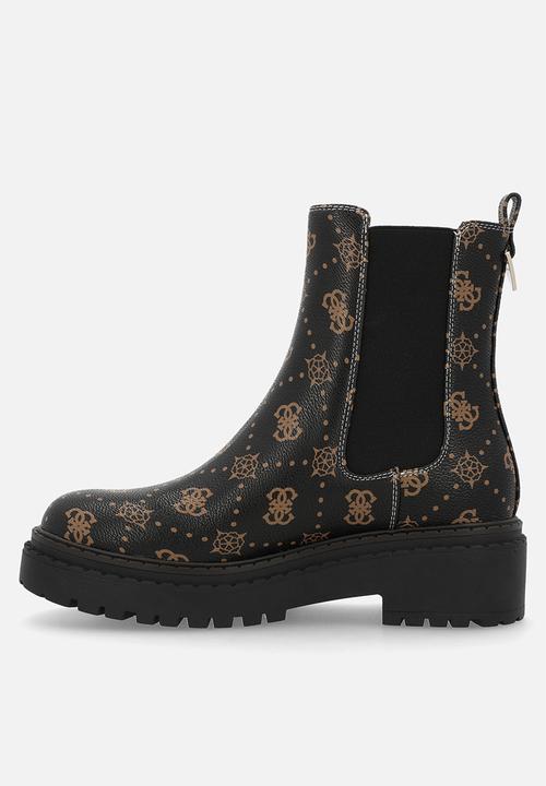 GUESS - Printed chelsea - black