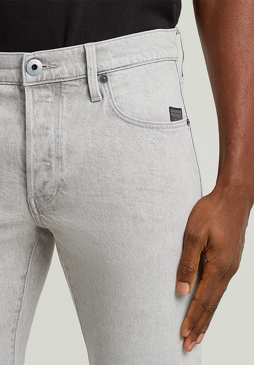 G-STAR - 3301 Slim - Beached Faded Dolomite Grey