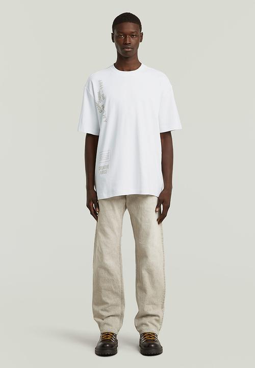 G-STAR - Stencil Gr Relaxed R T - White