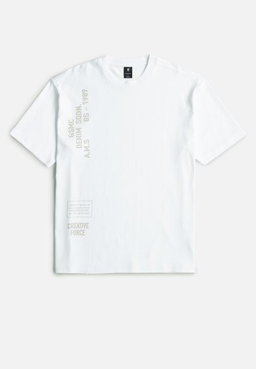 G-STAR - Stencil Gr Relaxed R T - White