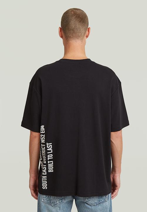 G-STAR - Stencil Gr Relaxed R T - Dk Black