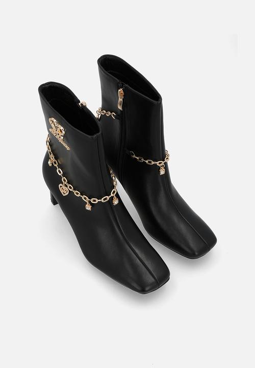 SISSY BOY - Loana ankle boot with removable chain - black
