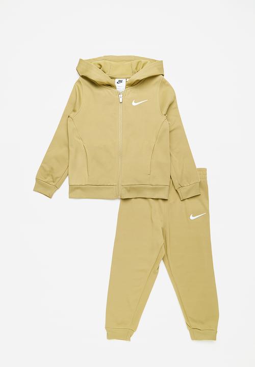 Nike hooded full-zip propus taping set - parachute beige 4