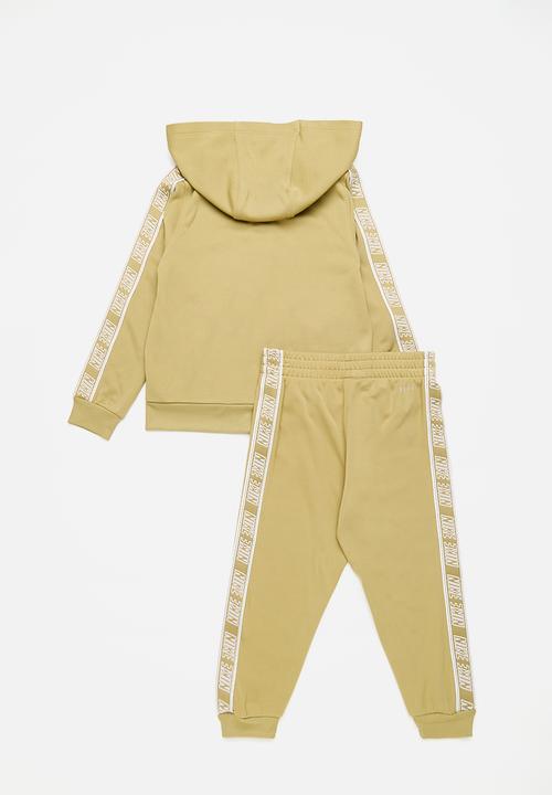 Nike hooded full-zip propus taping set - parachute beige 4