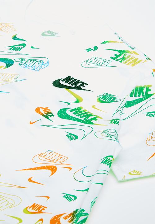 Nike - Nike all-over print reveal tee and pants set - comet blue