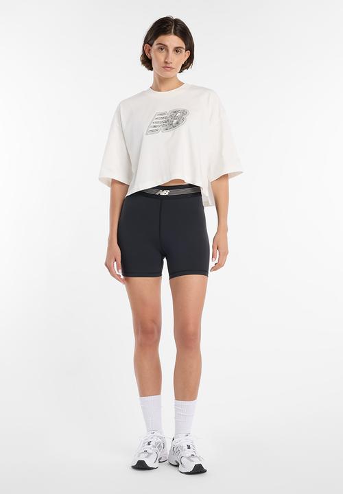 New Balance  - NB Athletics Lace NB Tee - Sea Salt