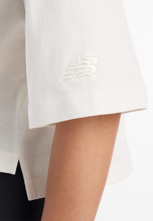 New Balance  - NB Athletics Lace NB Tee - Sea Salt