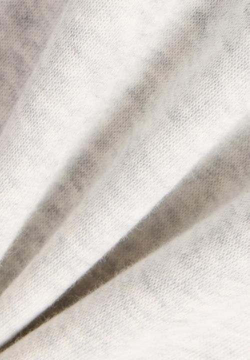 New Balance  - New Balance Linear Heritage Brushed Fleece Crew - Ash Heather
