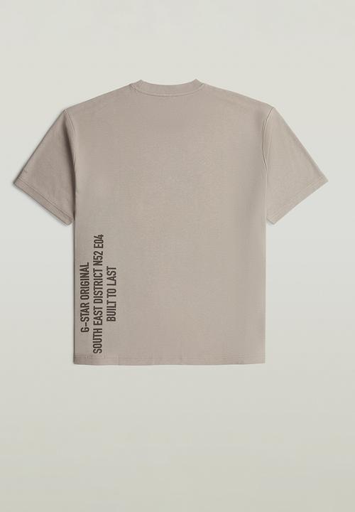 G-STAR - Stencil Gr Relaxed R T - Elephant Skin