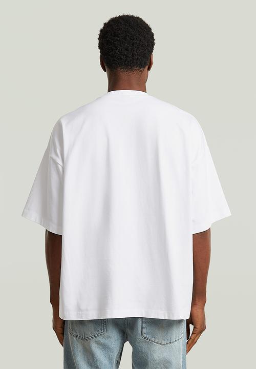 G-STAR - Heavy Jersey Oversized R T - White