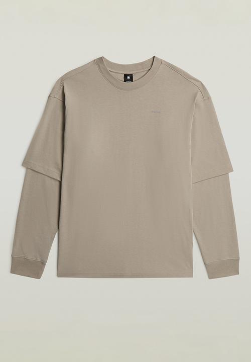 G-STAR - Double Sleeve Loose R T - Elephant Skin