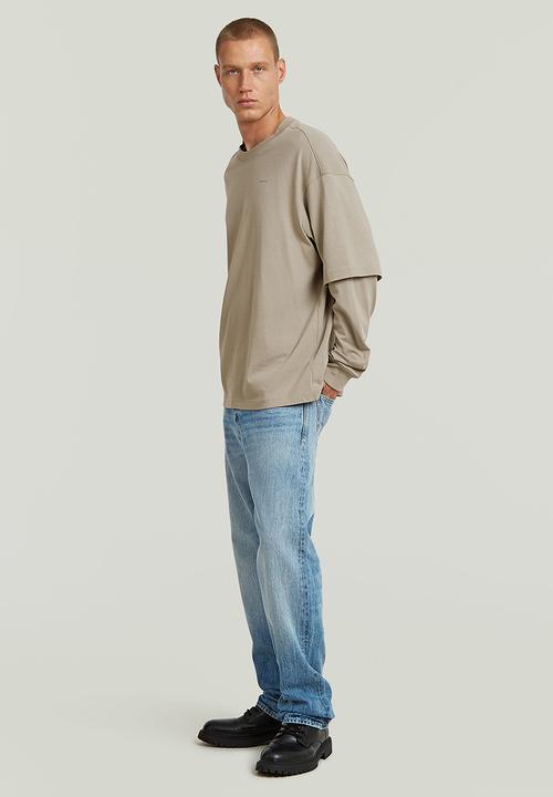 G-STAR - Double Sleeve Loose R T - Elephant Skin