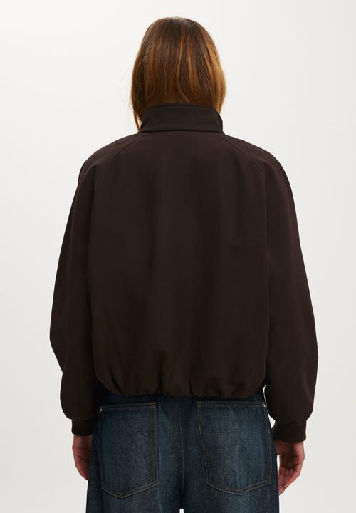 Cotton On - Clover funnel neck bomber - american oak