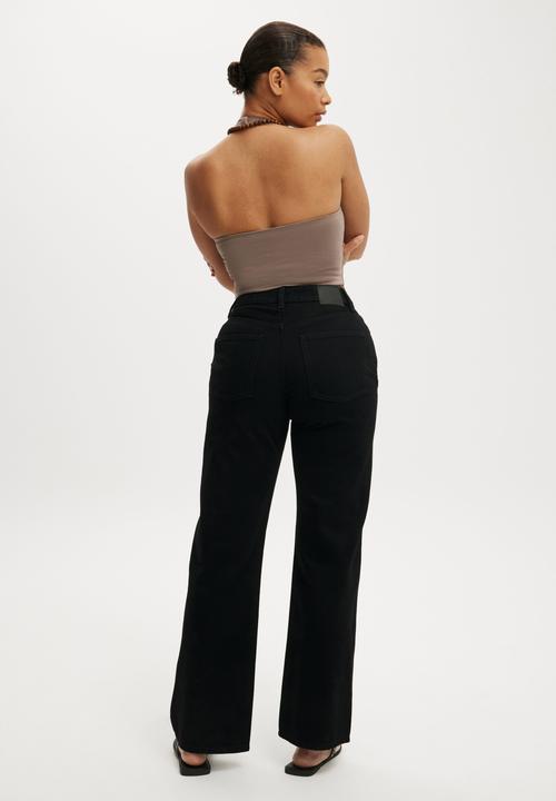 Cotton On - Curvy 91 straight jean - aquarius black