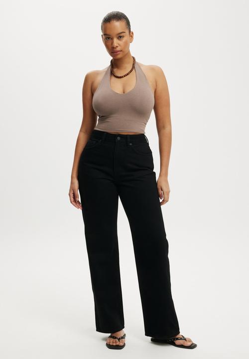Cotton On - Curvy 91 straight jean - aquarius black