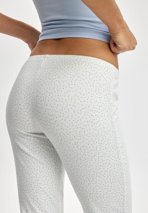 Cotton On - Dreamy soft flare pant - sarah ditsy blue violet
