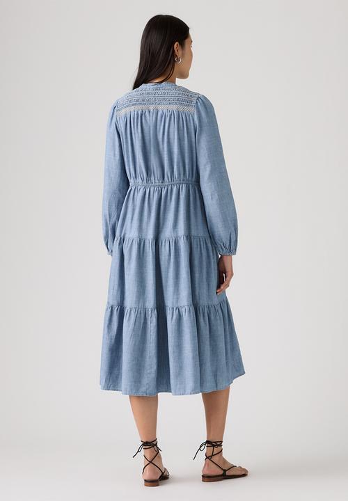 Levi’s® - Seren ls midi dress - crystal sea