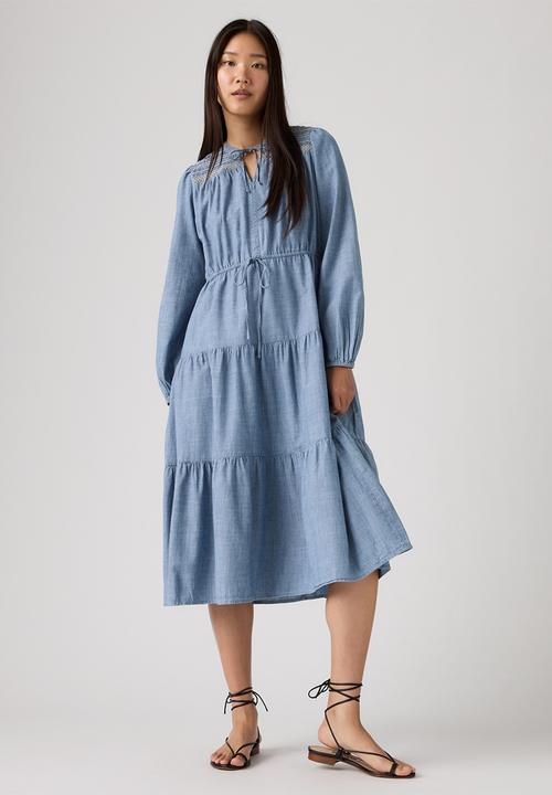 Levi’s® - Seren ls midi dress - crystal sea