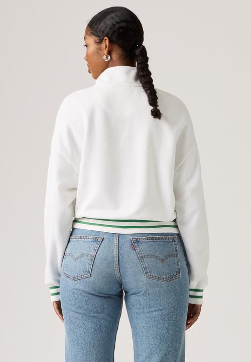 Levi’s® - Gr everyday 1/4 zip - 1/4 zip crest levi's bright white