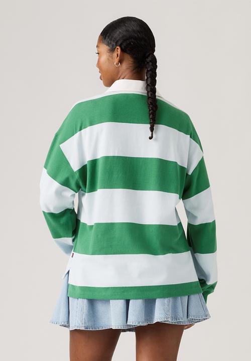 Levi’s® - Reenie rugby ls - katie stripe country air heavyweight jersey