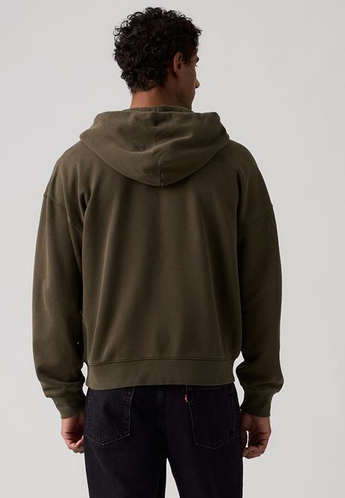 Levi’s® - HAYES BOXY FULL ZIP - GRUNGE MAITAKE BROWN