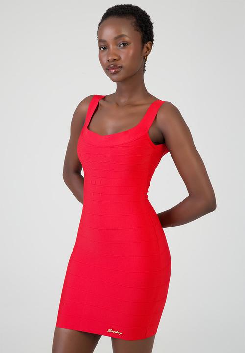 SISSY BOY - Whisked Away Mini Dress Bandage Mini Dress - Red