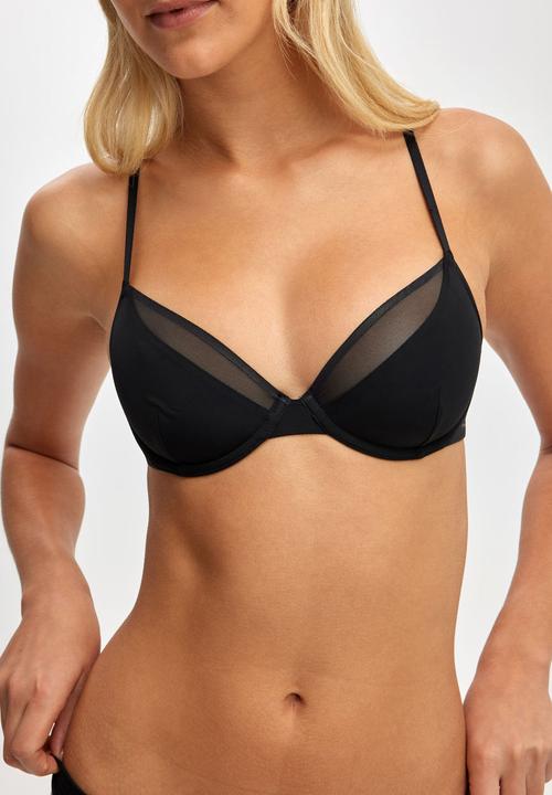 Cotton On - Double Layer Underwire Bra - Black