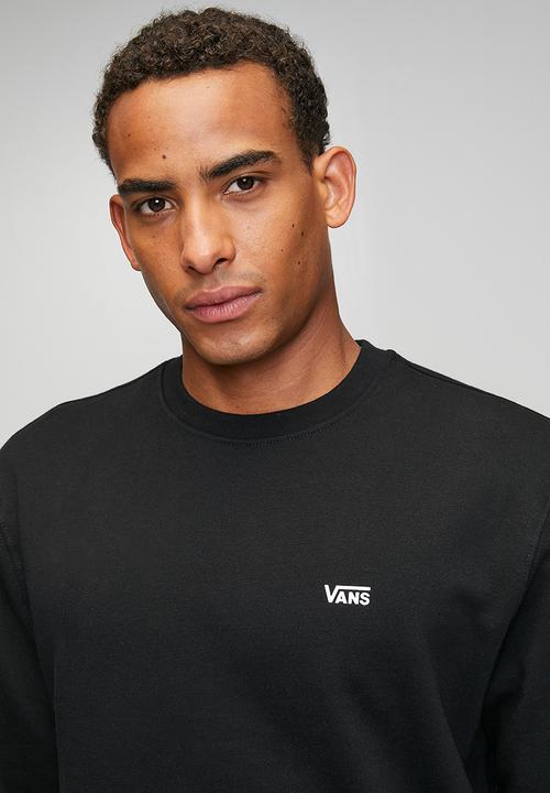 Vans - Left chest crew sweatshirt  - Black
