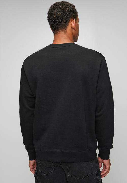 Vans - Left chest crew sweatshirt  - Black