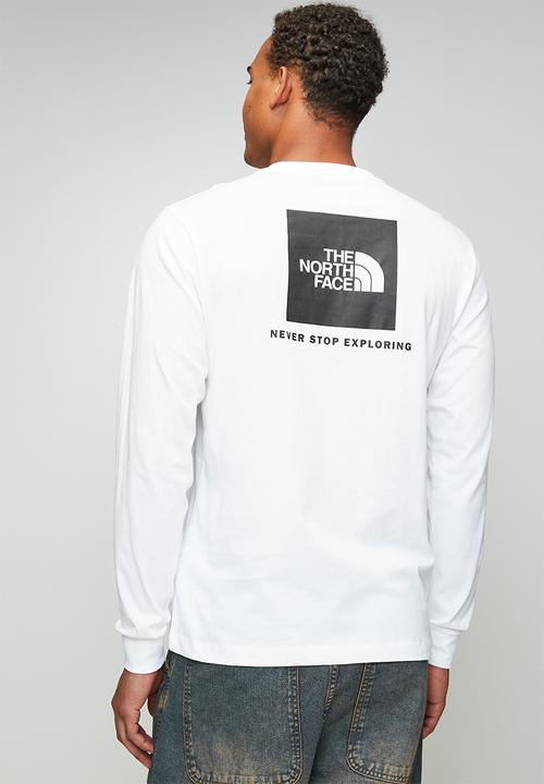 The North Face - Evolution Box Nse Regular Long Sleeve Tee - Tnf White