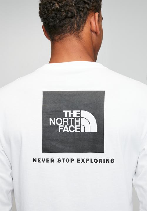 The North Face - Evolution Box Nse Regular Long Sleeve Tee - Tnf White