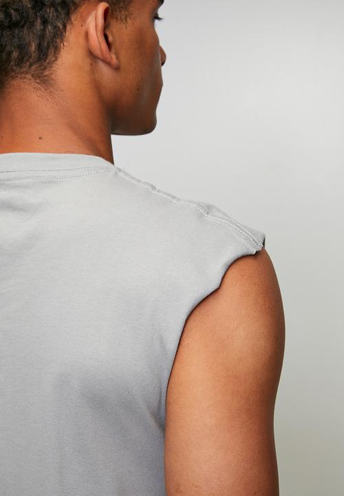 RVCA - Big rvca muscle - monument - charcoal logo