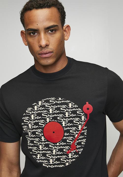 Ben Sherman - Ben Sherman Record 260g Tee Shirt - Black