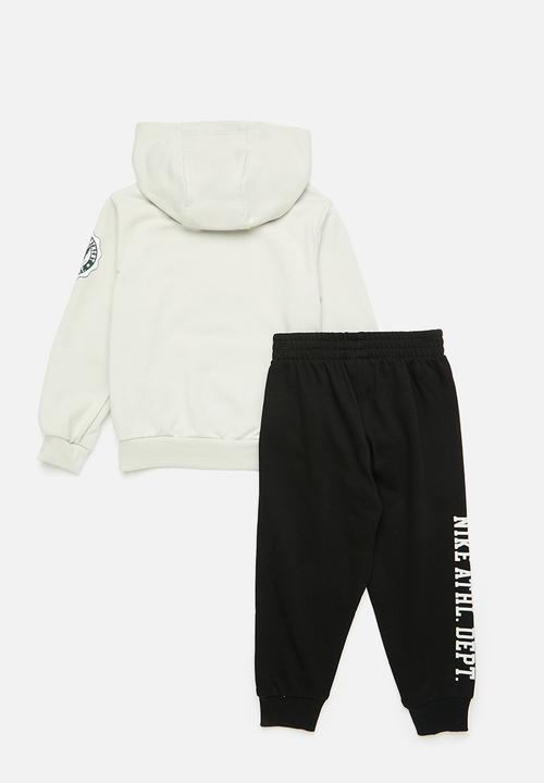 Nike - Nike pe pullover hoodie and pants set - black