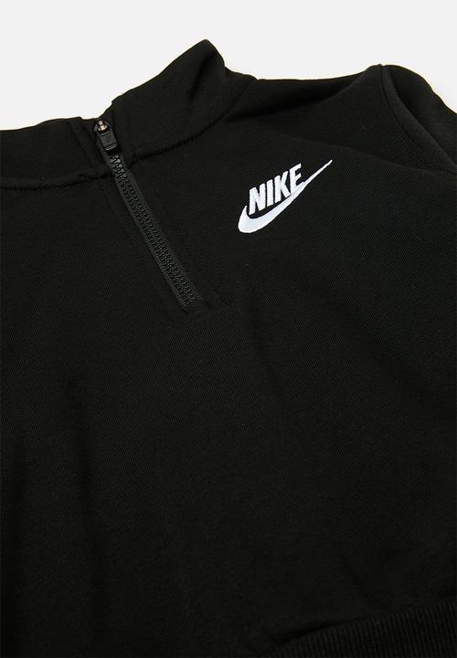 Nike - Nike wide leg club fleece set - black