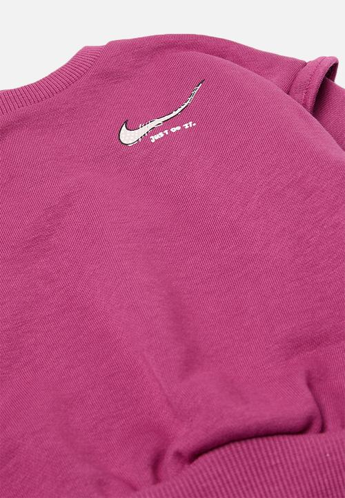 Nike - Nike essentials all-over print femme set - platinum violet