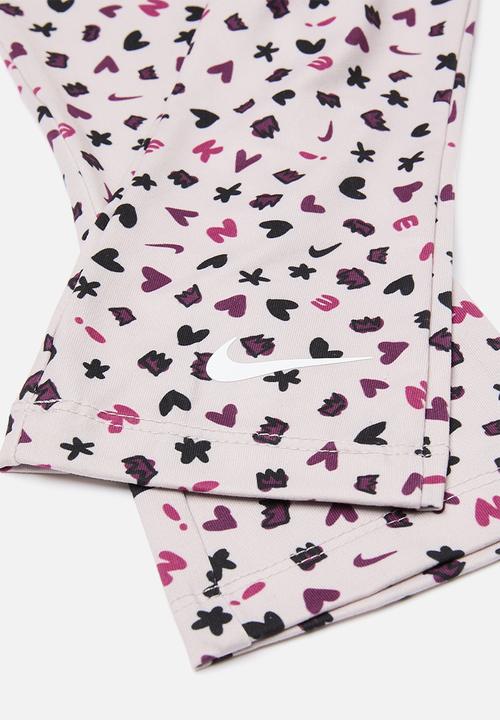Nike - Nike essentials all-over print femme set - platinum violet