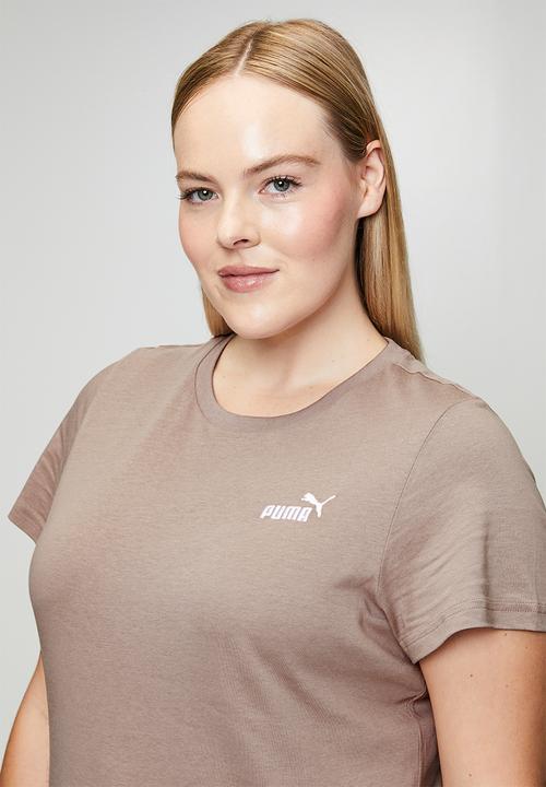 PUMA - Plus Ess Small No. 1 Logo Tee (S)One - Sandstone