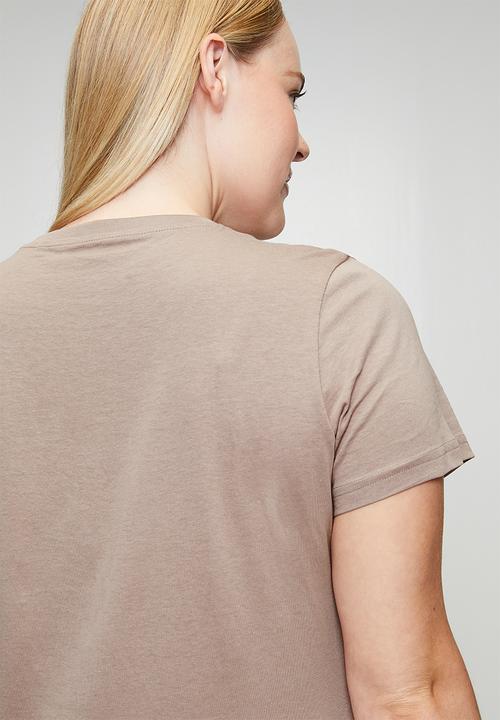 PUMA - Plus Ess Small No. 1 Logo Tee (S)One - Sandstone